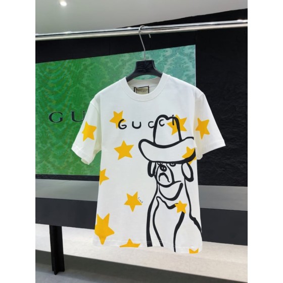 Gucci Early Spring Collection High-Weight Short-Sleeve